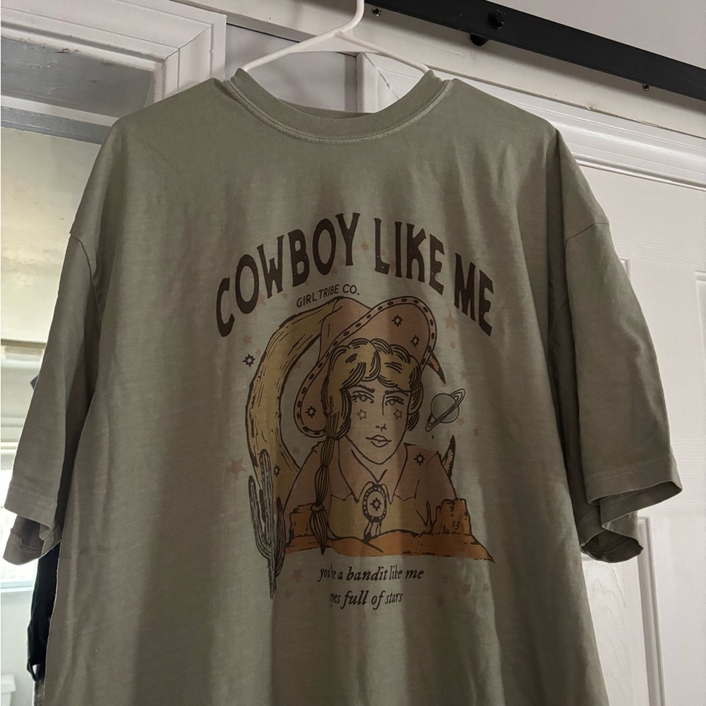 Taylor Swift Cowboy Like Me Graphic T-Shirt - Green